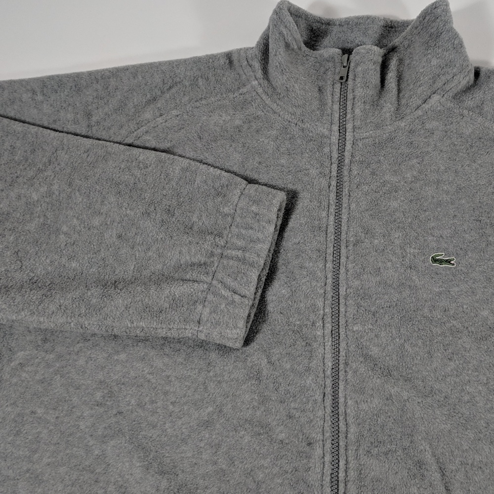 Lacoste Grey Women's Soft Fleece Full Zip